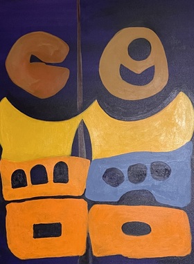 Painting by Hans Gerhard